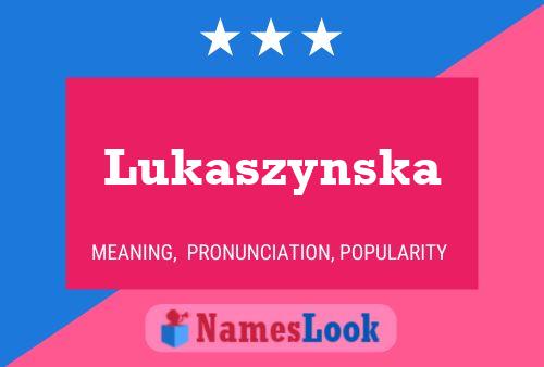 Poster del nome Lukaszynska