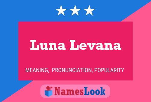 Poster del nome Luna Levana