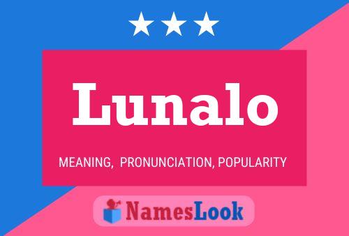 Poster del nome Lunalo