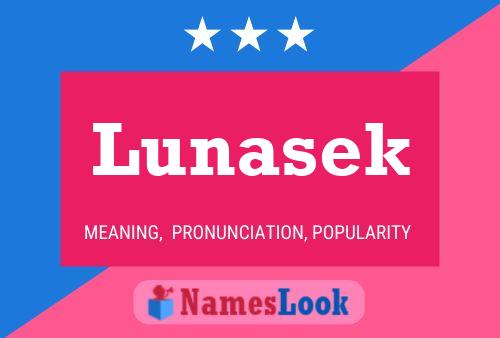 Poster del nome Lunasek