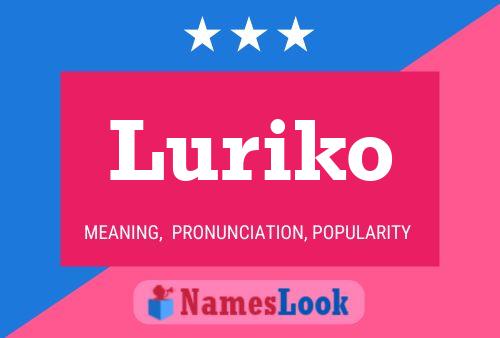 Poster del nome Luriko