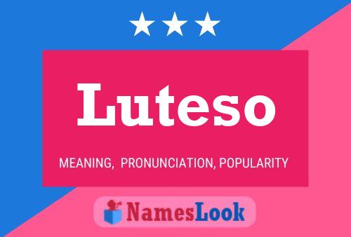 Poster del nome Luteso