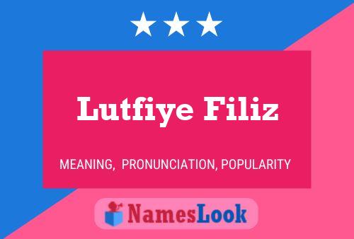 Poster del nome Lutfiye Filiz