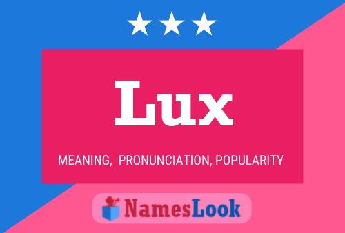 Poster del nome Lux