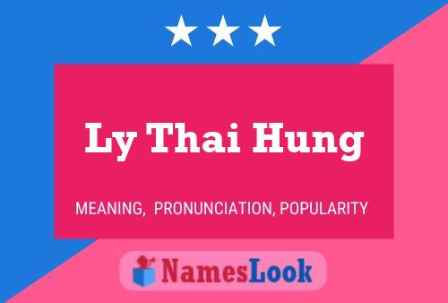 Poster del nome Ly Thai Hung