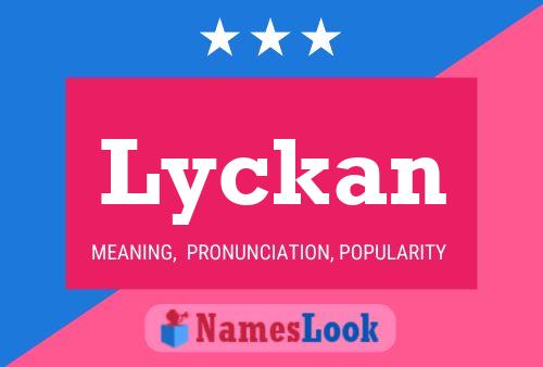 Poster del nome Lyckan