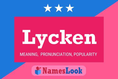 Poster del nome Lycken