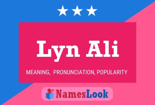 Poster del nome Lyn Ali