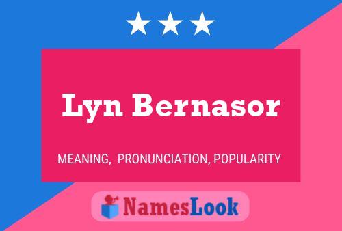 Poster del nome Lyn Bernasor