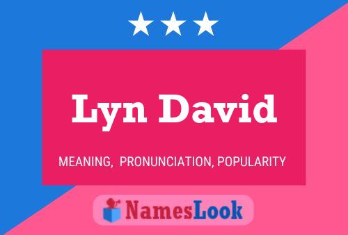 Poster del nome Lyn David