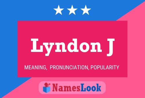 Poster del nome Lyndon J