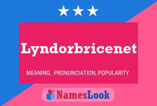 Poster del nome Lyndorbricenet