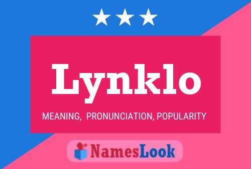 Poster del nome Lynklo