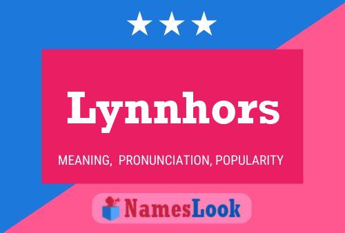 Poster del nome Lynnhors