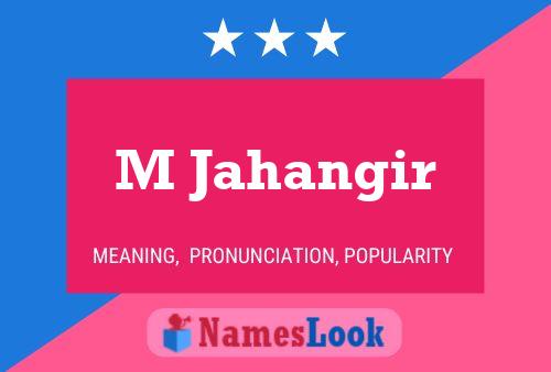 Poster del nome M Jahangir