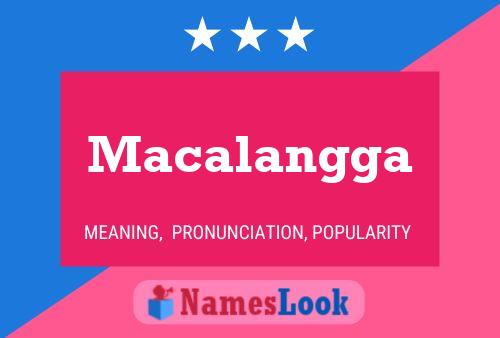 Poster del nome Macalangga