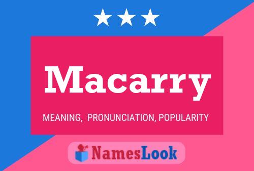 Poster del nome Macarry