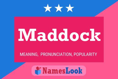 Poster del nome Maddock