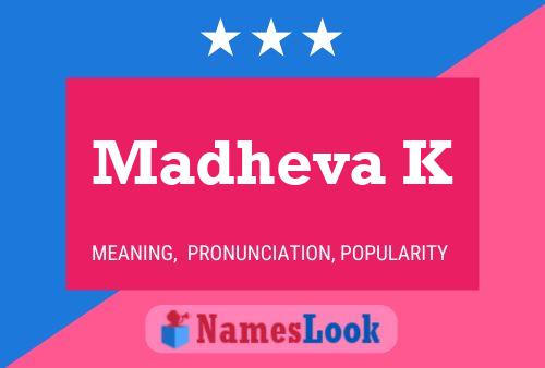 Poster del nome Madheva K