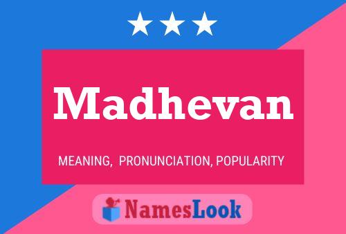 Poster del nome Madhevan