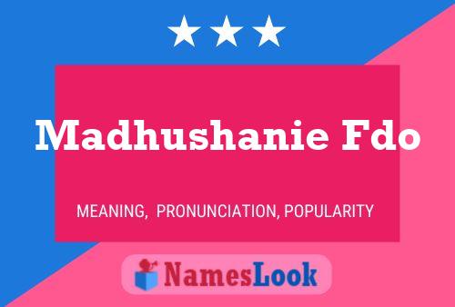 Poster del nome Madhushanie Fdo