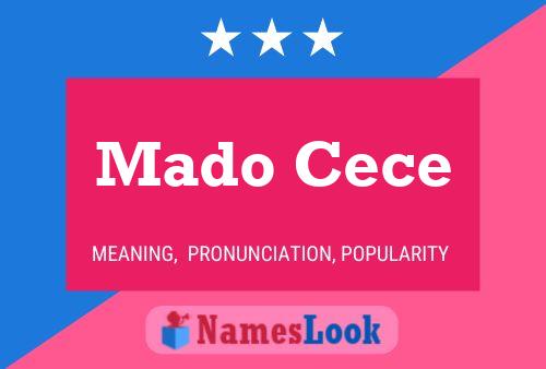 Poster del nome Mado Cece