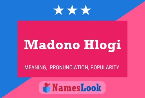 Poster del nome Madono Hlogi