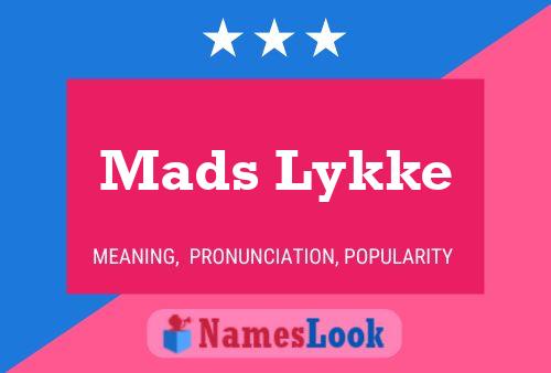 Poster del nome Mads Lykke