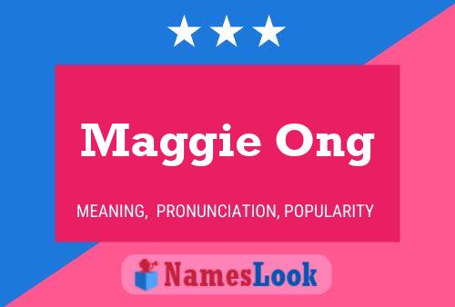 Poster del nome Maggie Ong