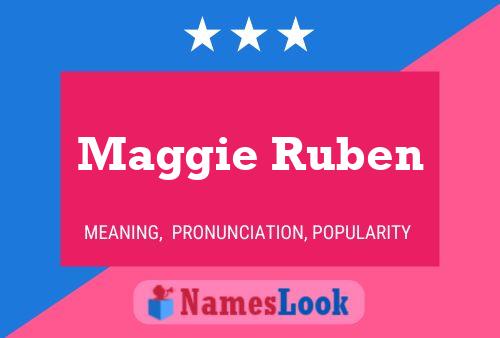 Poster del nome Maggie Ruben