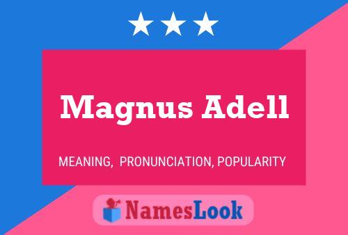 Poster del nome Magnus Adell