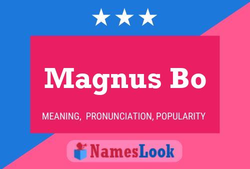 Poster del nome Magnus Bo