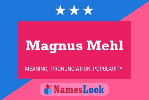 Poster del nome Magnus Mehl