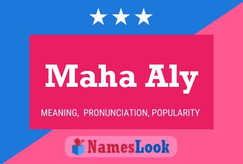 Poster del nome Maha Aly