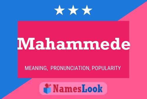 Poster del nome Mahammede