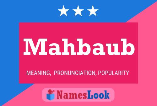 Poster del nome Mahbaub