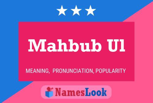 Poster del nome Mahbub Ul