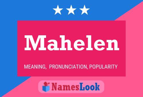 Poster del nome Mahelen