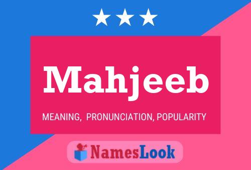 Poster del nome Mahjeeb