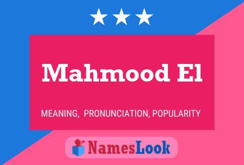 Poster del nome Mahmood El