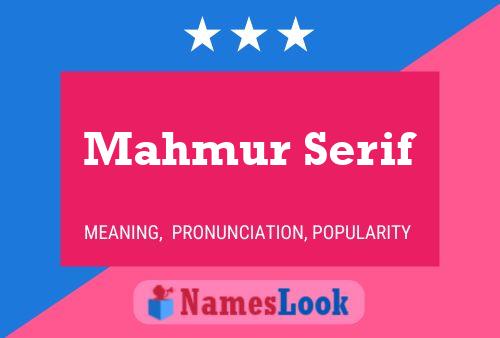 Poster del nome Mahmur Serif