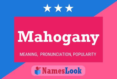 Poster del nome Mahogany