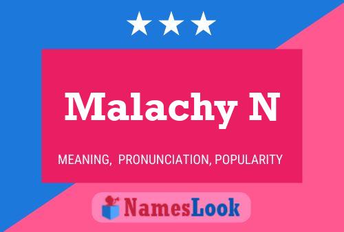 Poster del nome Malachy N