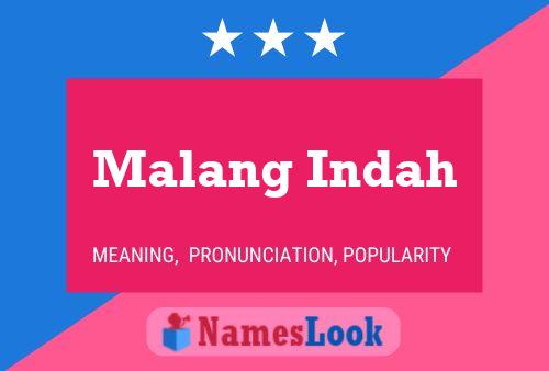 Poster del nome Malang Indah