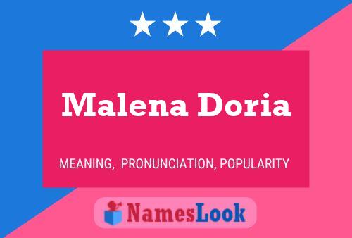 Poster del nome Malena Doria