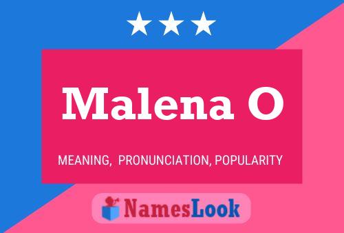 Poster del nome Malena O