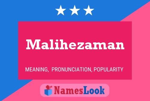 Poster del nome Malihezaman