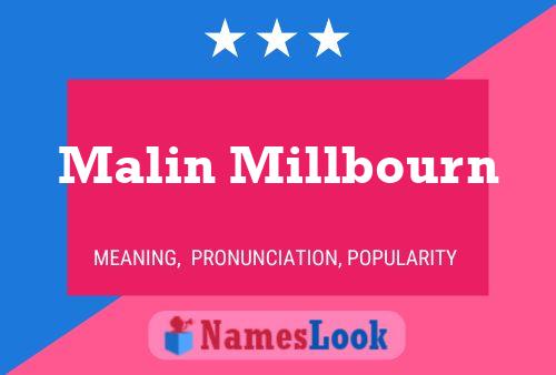 Poster del nome Malin Millbourn