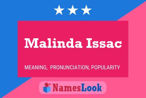 Poster del nome Malinda Issac