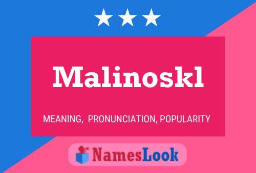 Poster del nome Malinoskl